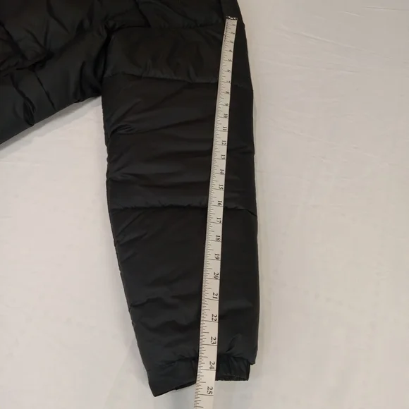 Adidas Men's Vintage Black Puffer zip Up Black Jacket Size Large